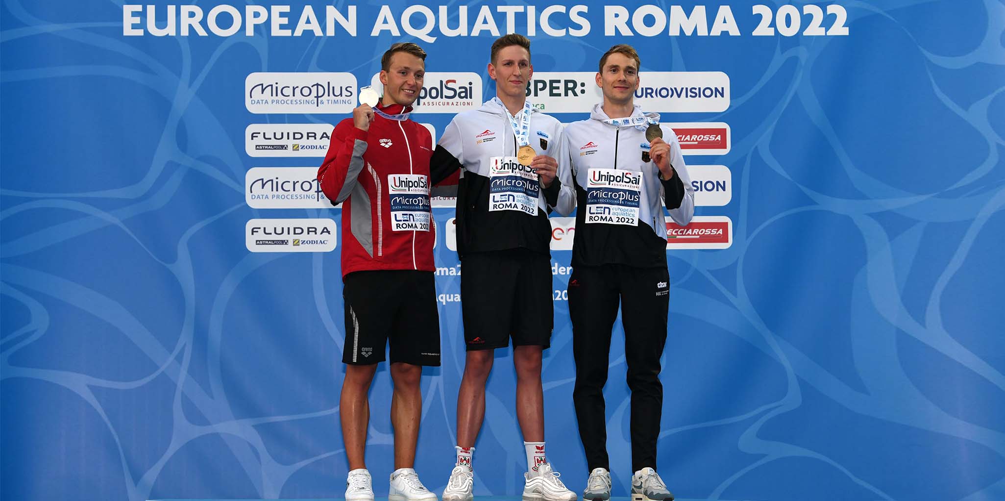 Medaillenspiegel der Schwimm-EM 2022 in Rom Becken